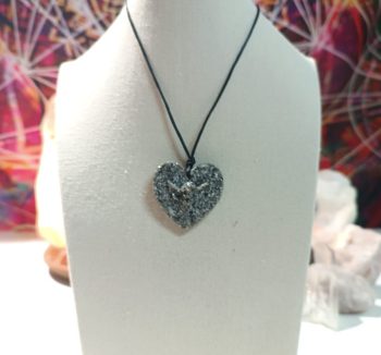 Ciondolo Cuore con Angioletto 10 gr.