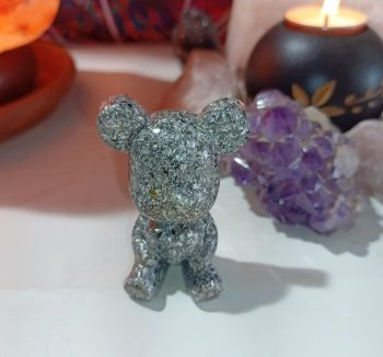 Orgonita Cuore di orsetto trucioli di alluminio 30 gr.