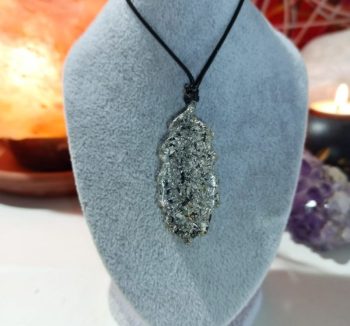 Ciondolo Orgonite Spighe Foglia Allungata 10 gr.