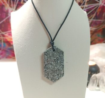 Ciondolo Orgonite Piatto Esagonale 20 gr