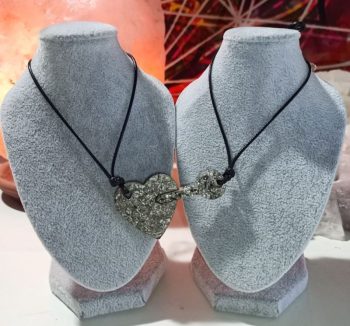 Esclusivo ciondolo in orgonite cuore e chiave 7 gr.