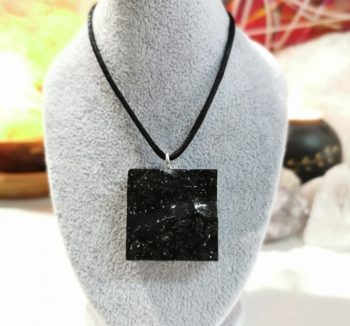 PROTETTORE EMF 5G personale Ciondolo quadrato 3D